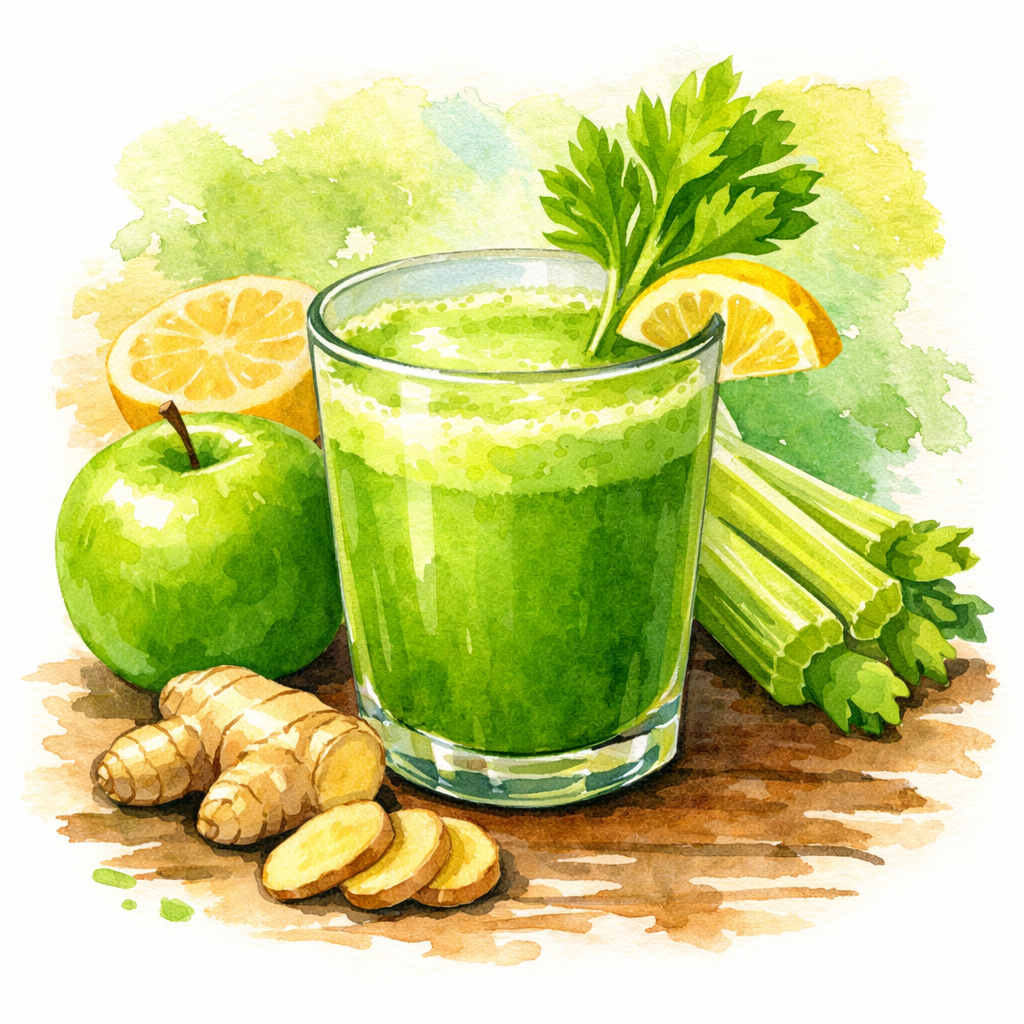Apple Celery Balance – nước ép táo và cần tây tươi giúp cân bằng cơ thể