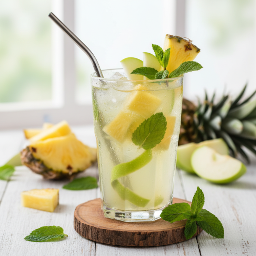 Pineapple Mint – Nước ép giải nhiệt tươi mát từ thơm và bạc hà