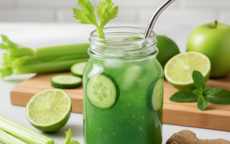 Green Detox – Nước ép thanh lọc cơ thể từ rau xanh tốt cho sức khỏe