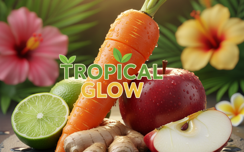 Carrot Glow – Nước ép đẹp da tự nhiên từ cà rốt và trái cây tươi
