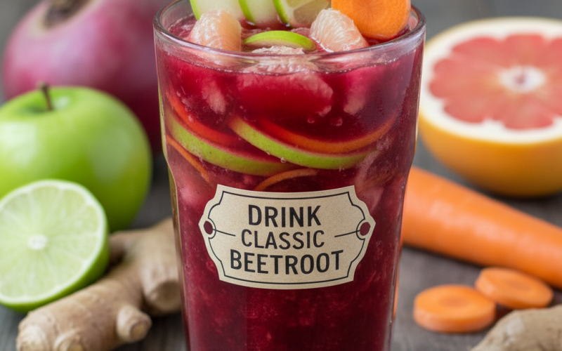 Classic Beetroot: Nước ép củ dền thanh lọc cơ thể và tăng cường sức khỏe