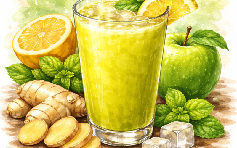 lemon ginger juice