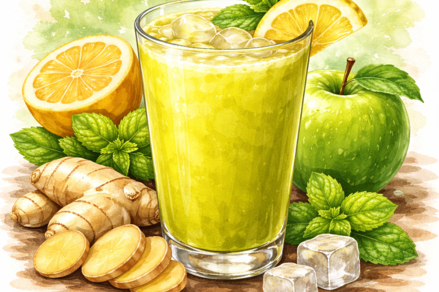 lemon ginger juice